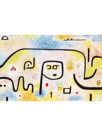 Produit Puzzle en Bois Découpé à la Main - Paul Klee : Insula Dulcamara Image