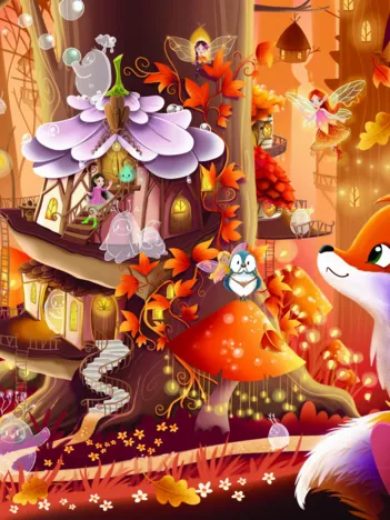 Produit Puzzle en Bois Découpé à la Main - Maison Des Fées Image