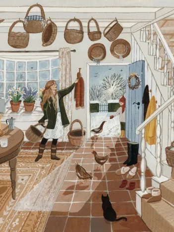 Produit Puzzle en Bois Découpé à la Main - Le Printemps À Ma Porte Image