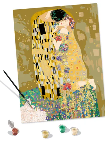 Produit Peinture au Numéro - CréArt - Art Collection - Klimt - Le baiser Image