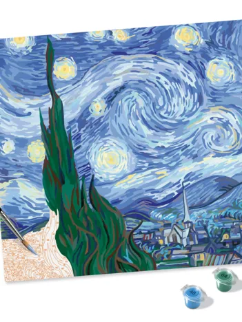 Produit Peinture au Numéro - CréArt - Art Collection - Van Gogh - La nuit étoilée Image