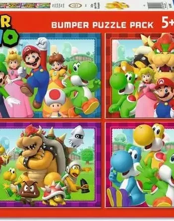 Produit 4 Puzzles - C'est l'Heure de Mario ! Image