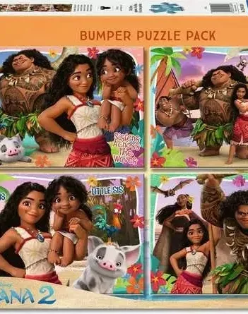 Produit 4 Puzzles - Moana 2 : Aventures En Océanie Image