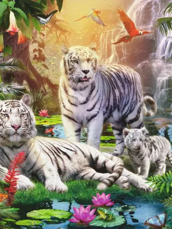 Produit Famille de Tigres Blancs Image