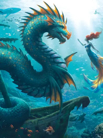 Produit Dragon - Sirène Et Tortues des Profondeurs Image