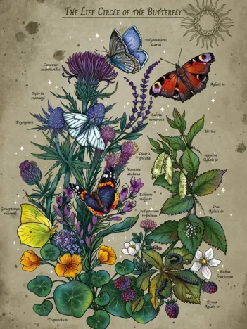 Produit Le Cercle de Vie Du Papillon Image