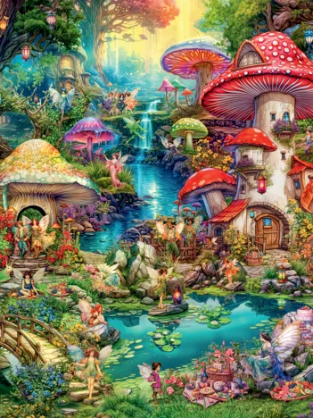 Produit Le Village de Champignons - Aimee Stewart Image