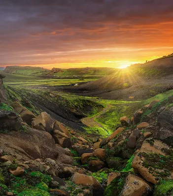 Produit Nature Edition N°12 - Soleil sur l'Islande Image