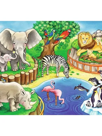 Produit 2 Puzzles - Animaux du Zoo Image