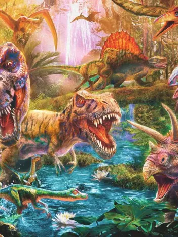 Produit XXL Pièces - La Rencontre des Dinosaures Image