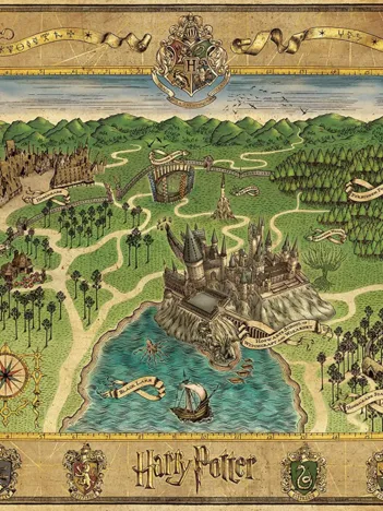 Produit Harry Potter - La Carte de Poudlard Image