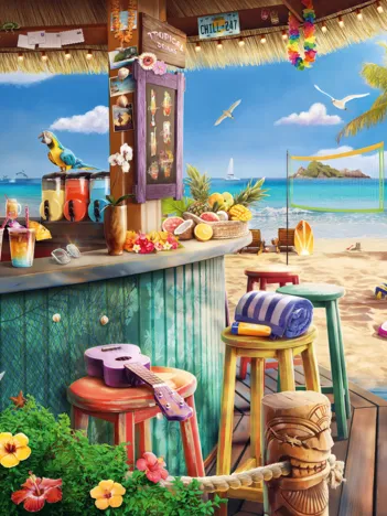 Produit Bar au Bord de la Plage Image