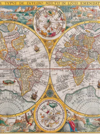 Produit Mappemonde en 1594 Image