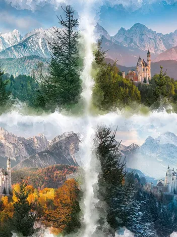 Produit Château de Conte de Fées en 4 Saisons Image