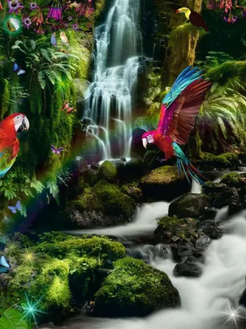 Produit Perroquets dans la Jungle Image