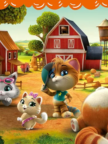 Produit Puzzle Géant de Sol - 44 Cats Image