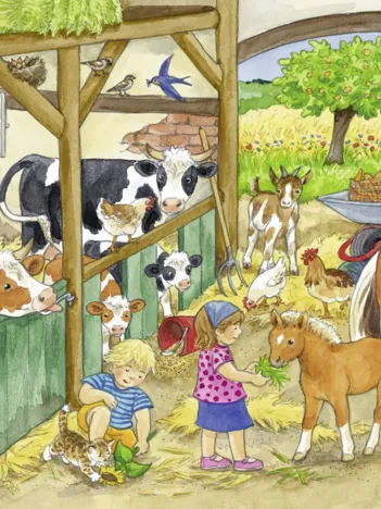 Produit 2 Puzzles - Journée à la Ferme Image