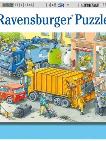 Produit 2 Puzzles - Camion Poubelle et Dépanneuse Image