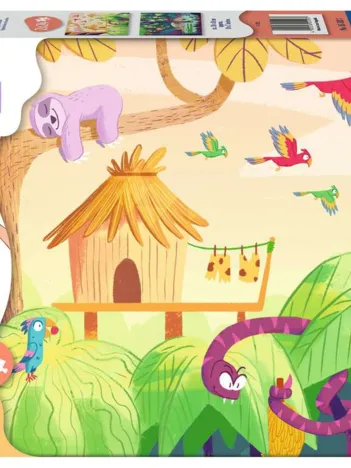 Produit 2 Puzzles - Puzzle & Play - Aventures dans la Jungle Image