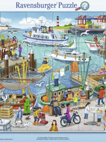 Produit Puzzle Cadre - Un Jour au Port Image