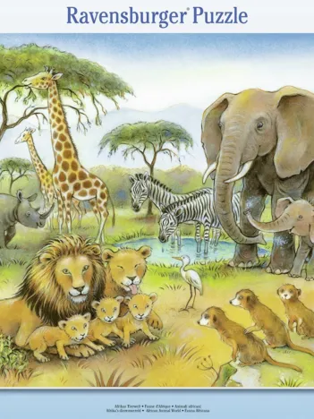 Produit Puzzle Cadre - Animaux d'Afrique Image