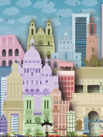 Produit Pièces XXL - Europe colorée Image