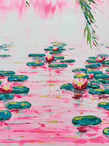 Produit Les Nénuphars Roses Image