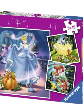 Produit 3 Puzzles - Princesses Disney Image