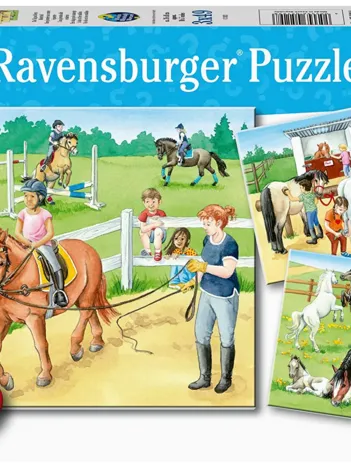 Produit 3 Puzzles - Un Jour au Centre Equestre Image