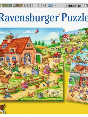 Produit 3 Puzzles - Vacances à la Campagne Image