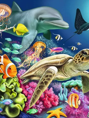 Produit 3 Puzzles - Monde Sous-Marin Enchanté Image