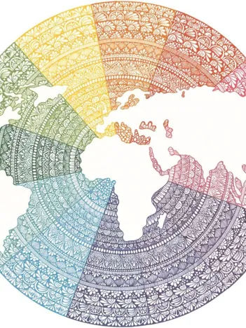 Produit Circle of Colors - Mandala Image