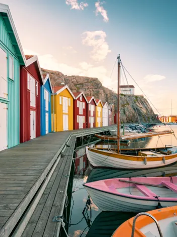 Produit Maisons Flottantes à Smögen, Suède Image