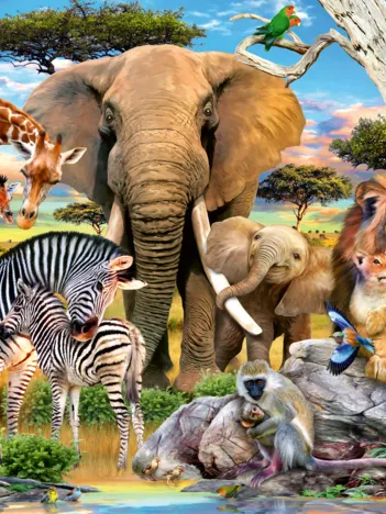 Produit Les bébés de la savane Image