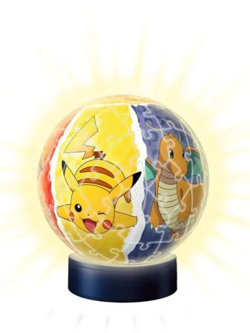 Produit Puzzle 3D - Puzzle 3D Ball Illuminé - Pokémon Image