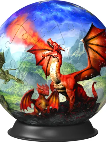 Produit Puzzle 3D - Puzzle Balle - Dragons Mystiques Image