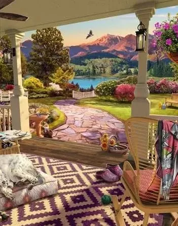 Produit Se Détendre Sur La Véranda Image