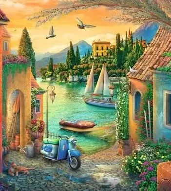 Produit Lac Idyllique De Côme Image