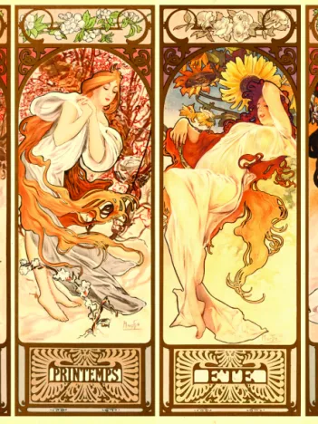 Produit Mucha Alfons - Seasons Image