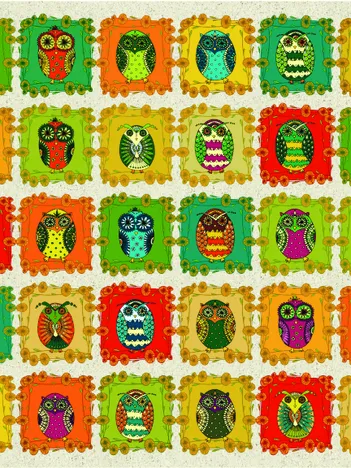 Produit David Katai Eszter : Pattern Owls Image