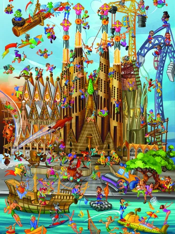 Produit Cartoon Collection - Sagrada Familia Image