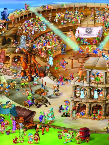 Produit Cartoon Collection - Construction du Colisée Image