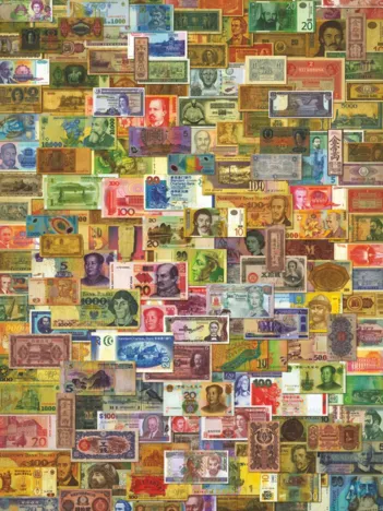 Produit Vintage Collage - Billets de Banque Image