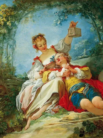 Produit Jean-Honoré Fragonard: Happy Lovers Image