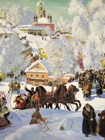 Produit Boris Kustodiev - Maslenitsa Image