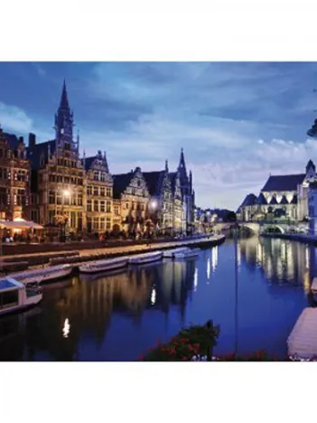 Produit Paysages nocturnes - Belgique : Gand Image