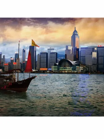 Produit Paysages Nocturnes - Hong-Kong : Baie de Hong-Kong Image