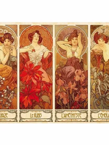 Produit Mucha Alphonse - les Pierres Précieuses Image