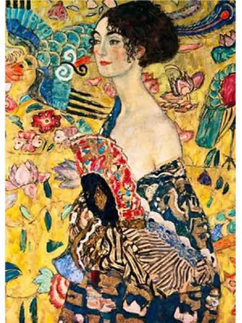Produit Klimt Gustav - Femme à l'éventail (détail) Image