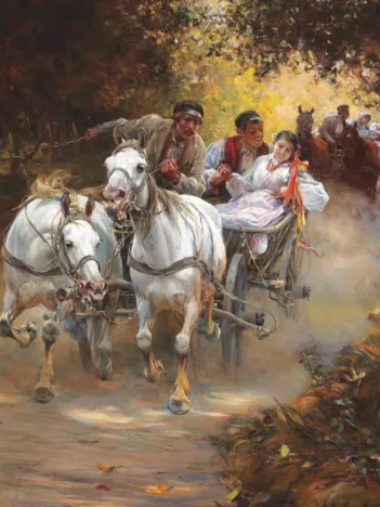 Produit Alfred Wierusz-Kowalski - Country Wedding Image